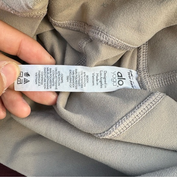 Alo sand / cream motto leggings high waisted - Picture 8 of 10